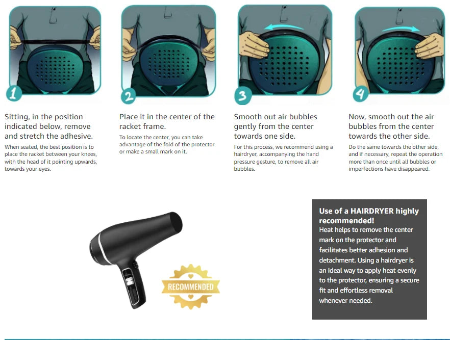 Protection de Cadre pour Raquette de Padel