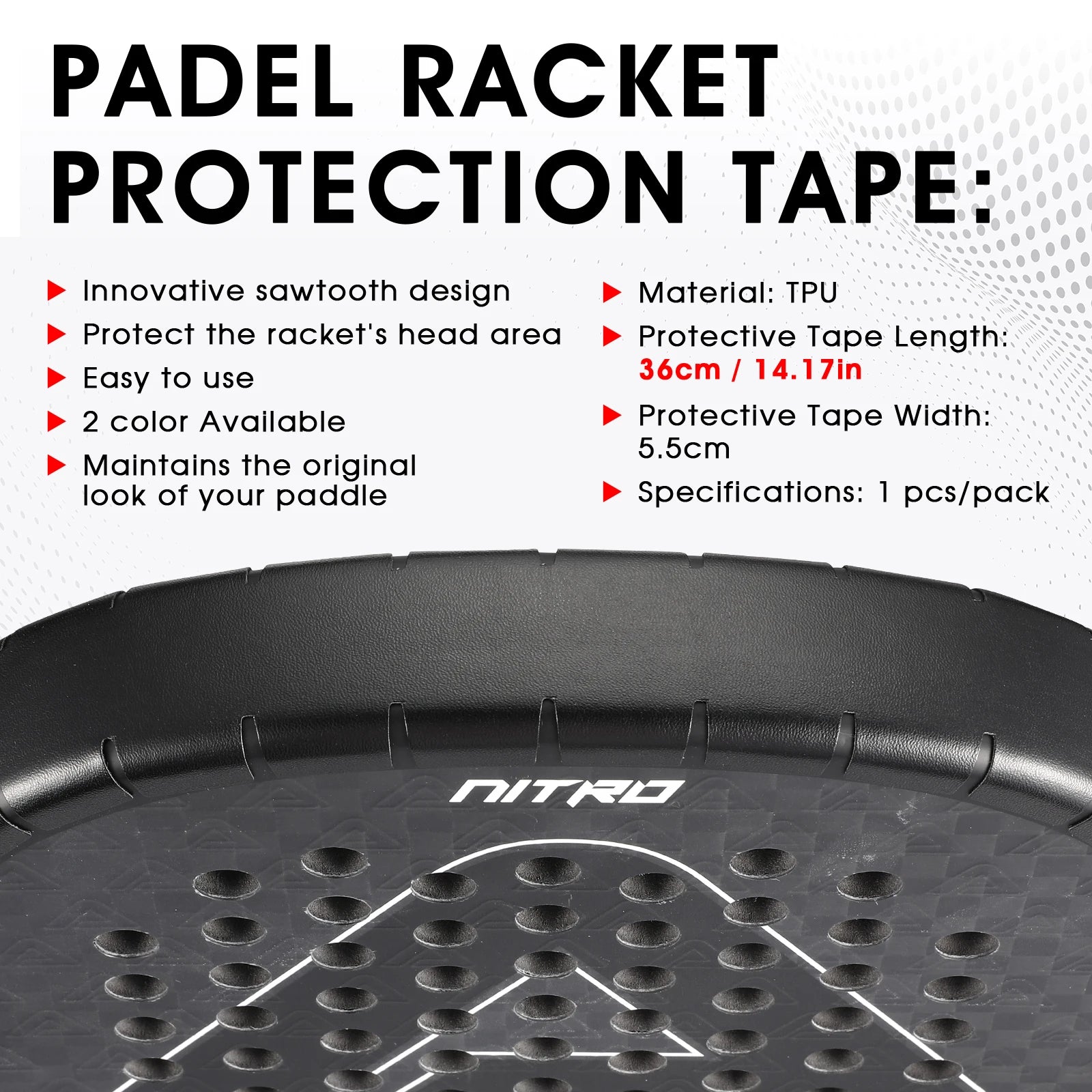 Protection de Cadre pour Raquette de Padel