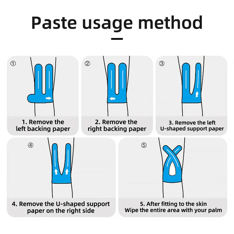 Bande de kinésiologie pour genoux