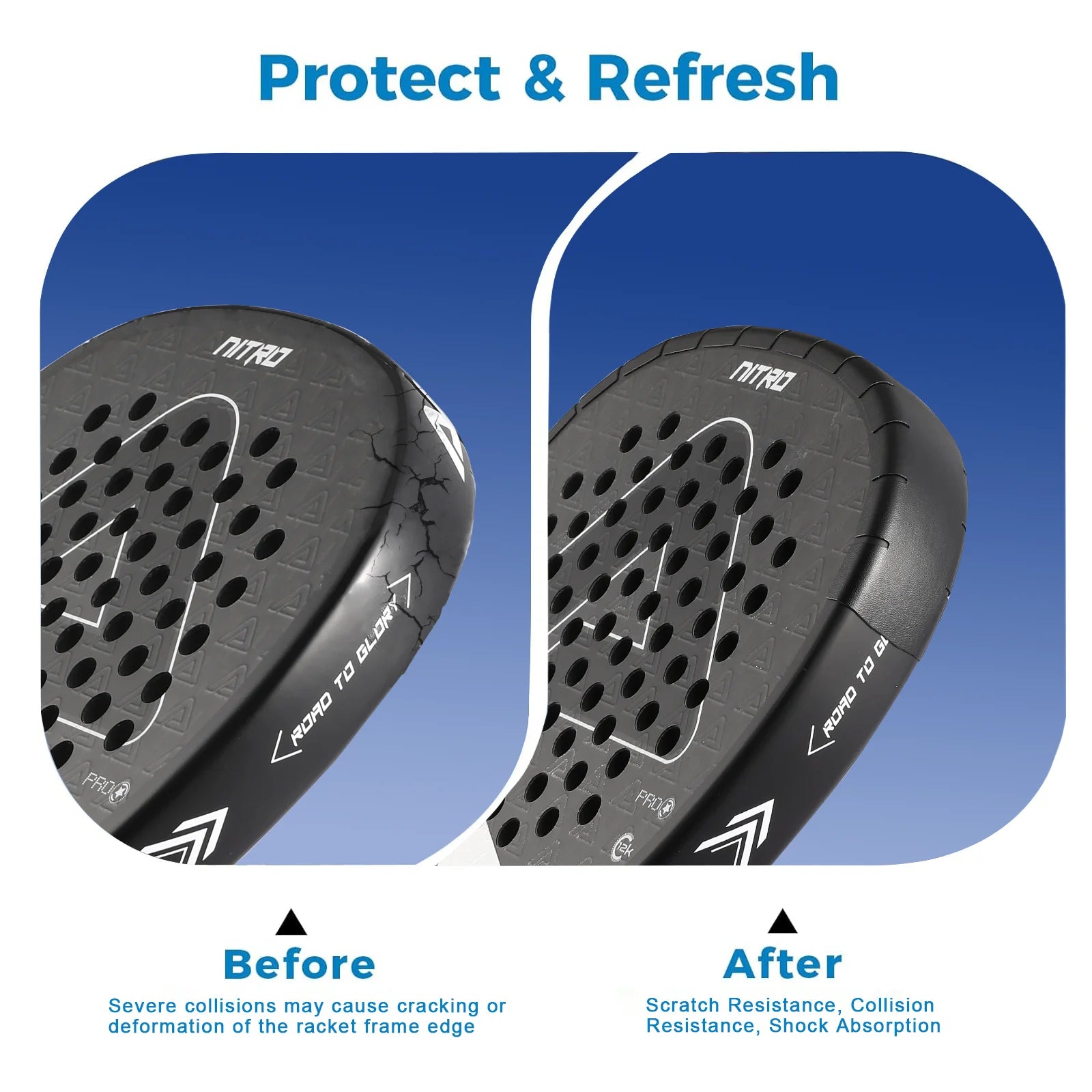 Protection de Cadre pour Raquette de Padel