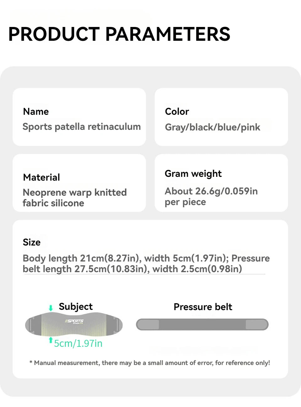 Sangle Rotulienne de Sport